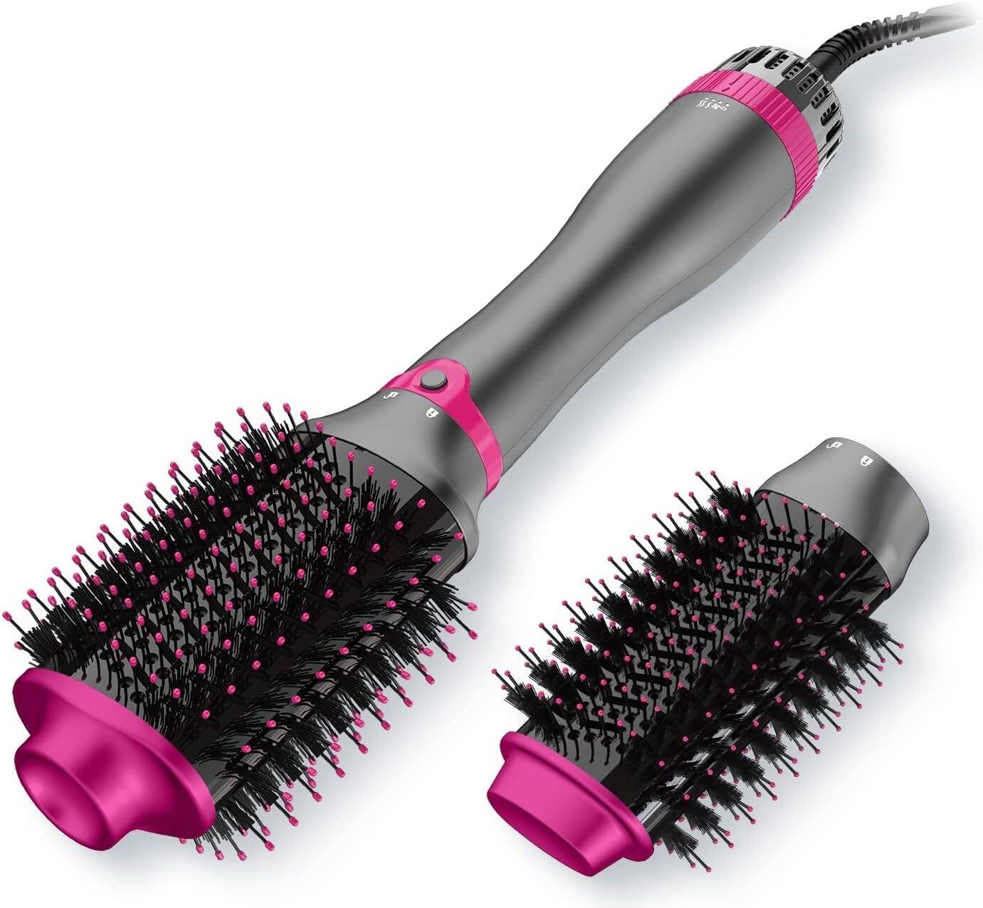 3 in 1 Hot Air Brush (Straightner, Curler, Dryer)